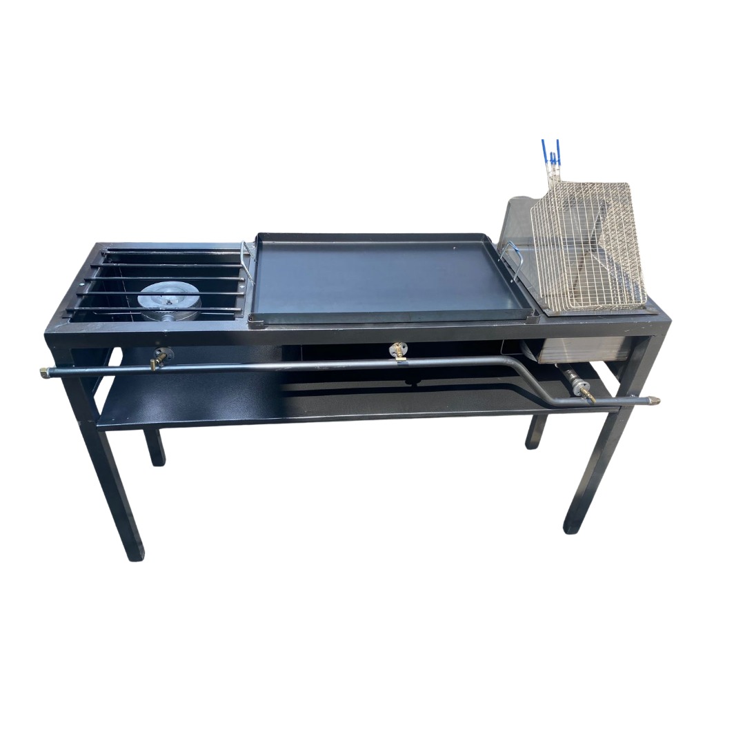 Apxerox | Multiparrilla Triple 40x40 freidora y plancha