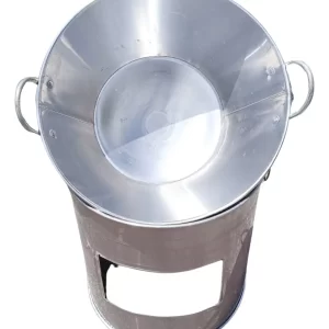 Apxerox | Cazo Con Base Acero Inoxidable #40 Abombado