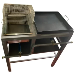 Apxerox | Parrilla Industrial De Gas Material Ptr 40 X 40 Reforzada