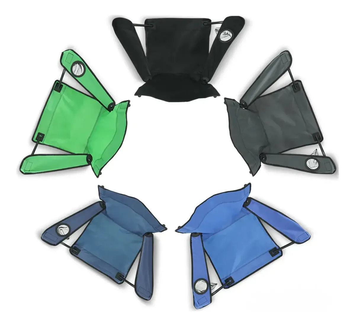 Apxerox | 5 Pack Sillas Diferentes Colores Plegable