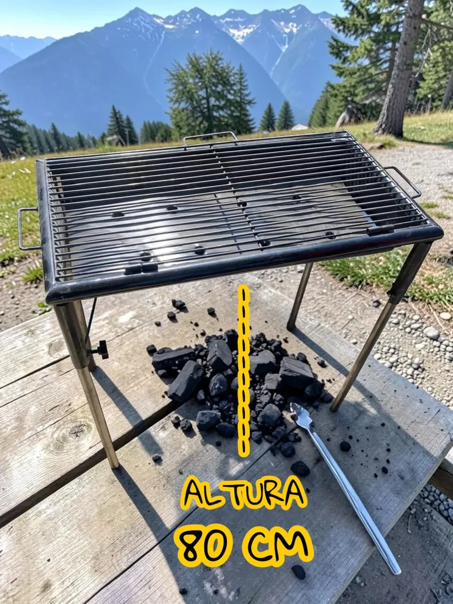 Apxerox | Asador De Carbón Parrilla Portátil - Imagen 2